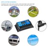 30A Solar Charge Controller 12V/24V Auto, Solar Panel Controller 30Amp