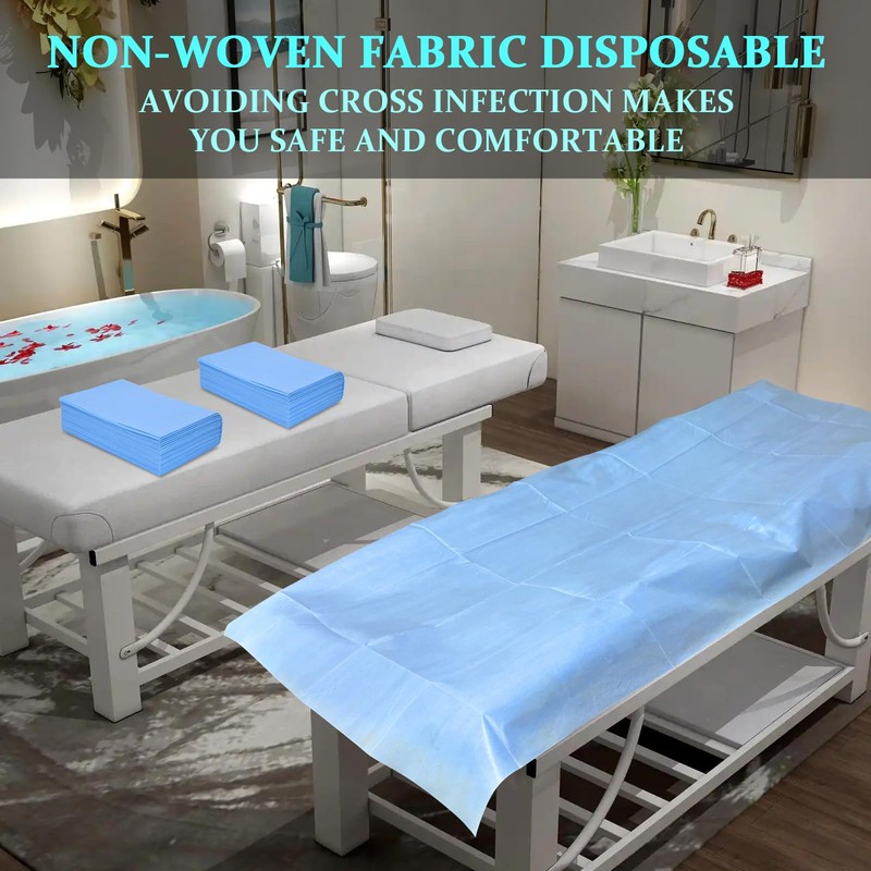 ATOMUS Disposable Bed Sheets Linens Table Cloths 20pcs 31" x