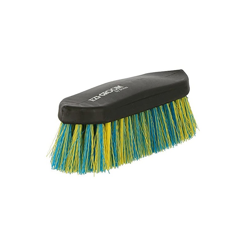 Shires Small Ezi Groom Dandy Brush One Size Blue Yellow