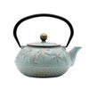 SECHUDO Cast Iron Teapot Tea Kettle with Stainless Steel Infuser