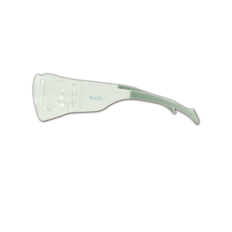 MAGID Flex Clear Polycarbonate Safety Glasses, 1 Pair, Y15