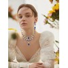 choice of all Prom Necklace Earrings Sets for Women Rhinestone