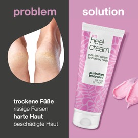 Fersencreme gegen trockene und rissige Fersen 100 ml – Intensive Pflege mit 25% Urea, Vitamin B12, Sheabutter und Allantoin