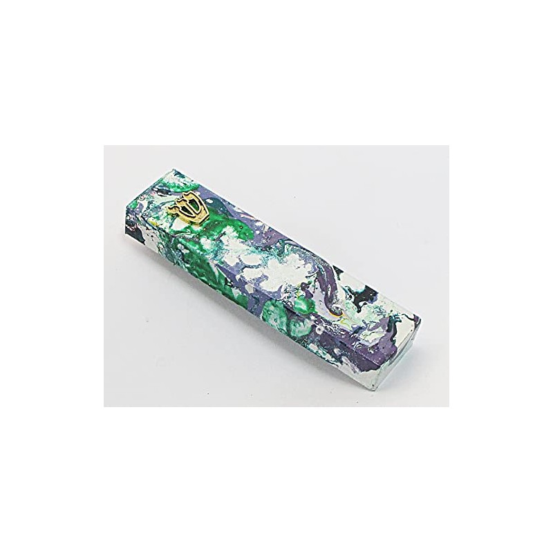 Marbled Mezuzah Case A210