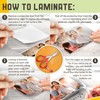 Self Adhesive Laminating Sheets, 2.6 x 3.9 Inches, 4 Mil