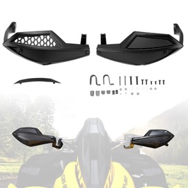 A & UTV PRO ATV Handguard Wind Deflectors with Mount Bracket Kit for Can Am Outlander 450 500 570 650 850 1000, Renegade 500 570 800 850 1000 Accessories, Replace OEM # 715001706