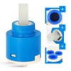 Ceramic Mixer Tap Cartridges Valve Replacement Sink Repair 40 mm