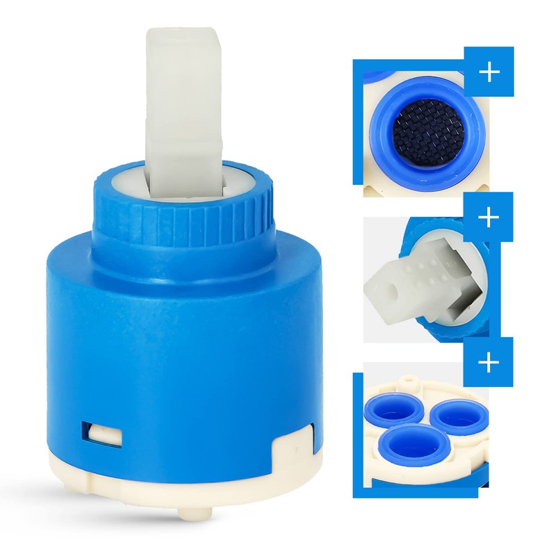 Ceramic Mixer Tap Cartridges Valve Replacement Sink Repair 40 mm