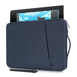 Drawing Tablet Sleeve Case for UGEE M708, GAOMON PD1161, Huion HS610 HS611/ Inspiroy 2, HUION KAMVAS 12/13, Wacom PTH660, XP-Pen Deco 01 V2, Navy Blue