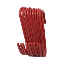 10 Pc Utility Hook Set, S Shape