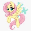 Fluttershy Bumper Sticker Vinyl Decal 5"