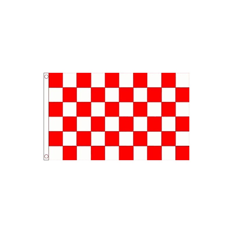 Red and White Check Flag Giant 8 x 5 FT