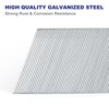 HW HAMWOO 16 Gauge Angled Finish Nails, 20-Degree,Galvanized Assorted Size