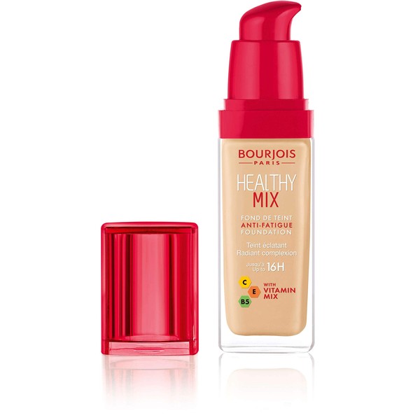 Bourjois Healthy Mix Anti-Fatigue Medium Coverage Liquid Foundation 52 Vanilla, 30ml, 29199601052