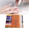 10PCS Nail Art Pen Set Colorful ABS Housing Nail Point