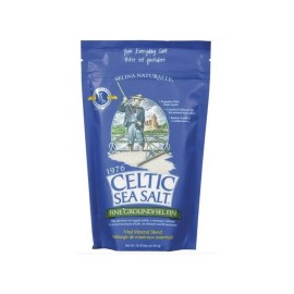 Selina CELTIC SEA SALT FINE GROUND 1LB Resealable CelticSalt New 1 Lb Bag