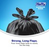 Hefty® Garbage Bags, Value Pack Large 90 Litres Black, EasyFlaps®,
