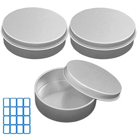 DARUITE Metal Tins with Lids, Pack of 24 Metal Box, Multifunctional Portable Soap Box, Small Tin with Lid, Waterproof, Small (9.5 x 6 x 2.2 cm)