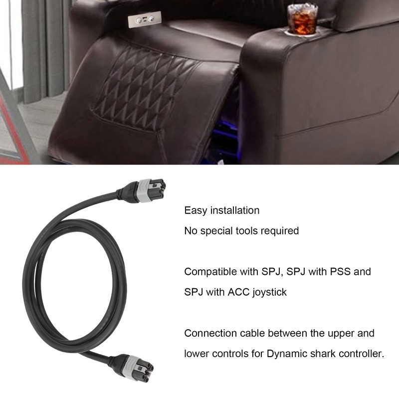 Electric Chair Control Cable Accessory Replacement Wheelchair Control Cable Wiring