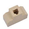 sourcing map RJ11 6P4C Port Telephone Cable Adapter Splitter Connector