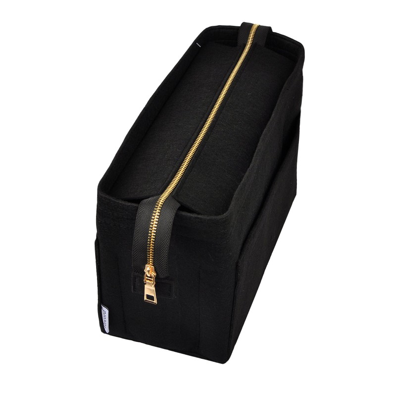 Vercord Felt Zipper Handbag Tote Purse Duffel Backpack Organizer Insert