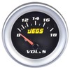 JEGS Voltmeter Gauge | 2-1/16” Diameter | Electrical | 8-18