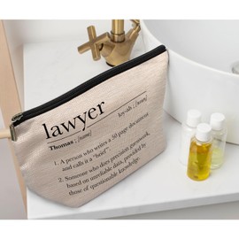 Ayxvt Lawyer Gifts for Women, Lawyer Makeup Bag, Lawyer Definition Cosmetic Bags Makeup Pouch for Women, Future Lawyer Gifts for Women, Law Graduation Gifts, Gifts for Lawyers, Attorney Gifts
