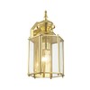 Livex Lighting 2007-02 Outdoor Wall Lantern with Clear Beveled Glass