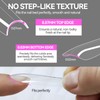 ESUOHYM 180 Pcs Sandwich Nail Forms Reusable Quick Nails Extension