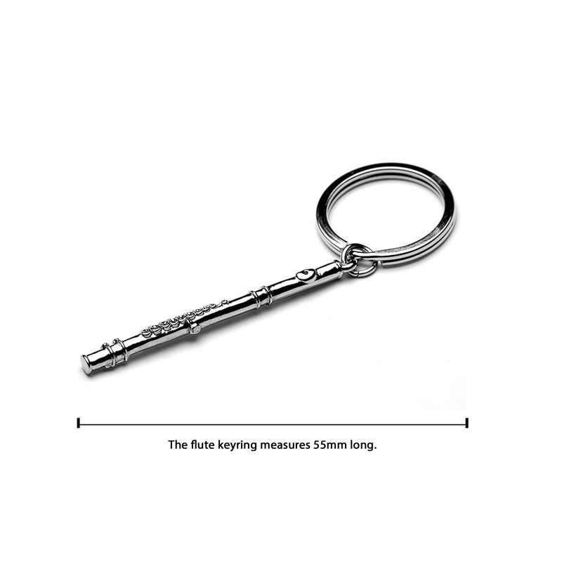 Flute Keyring With Gift Pouch