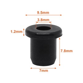 SWZHAI Rubber Grommets for Wiring Automotive Small T Type 1/4 Drill Hole 3/16 ID