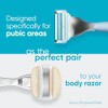 Gillette Venus for Pubic Hair and Skin Shaving Set, Women’s