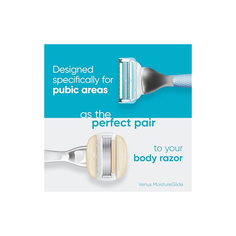 Gillette Venus for Pubic Hair and Skin Shaving Set, Women’s