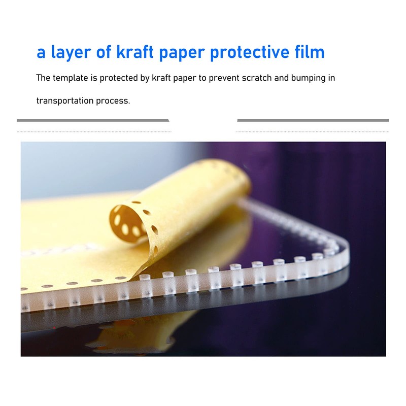 Acrylic Waist Bag Stencil Precise Cutting Position Line Leather Pattern