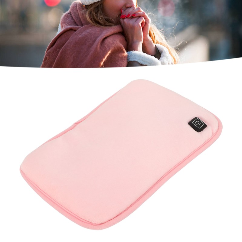 Electric Heated Hand Warmer Soft Cotton Velvet 3 Gears Temperature