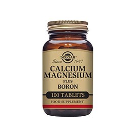 Solgar Calcium Magnesium Plus Boron Tablets - Pack of 100 - Bone Support - Supports Restfulness, Energy Release and a Balanced Mind - Vegan, Gluten Free and Kosher