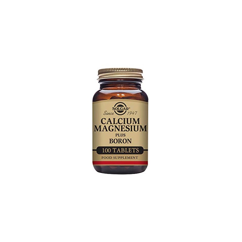 Solgar Calcium Magnesium Plus Boron Tablets - Pack of 100