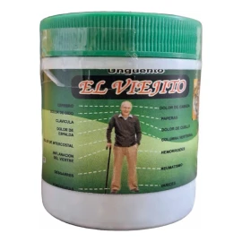 Pomada El Viejito125 Gr - Para Dolores Musculares 4 Piezas Neutra