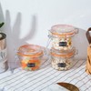 Small Glass Jars With Airtight Lids,Encheng Glass Spice Jars 5