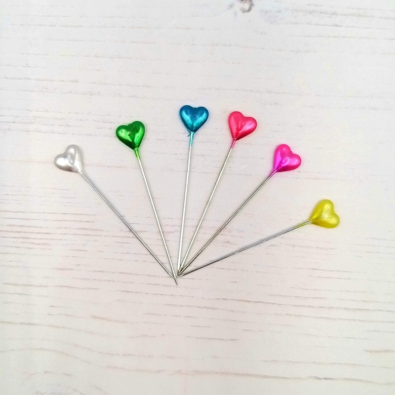 Sewing Pin Set - Heart Pins
