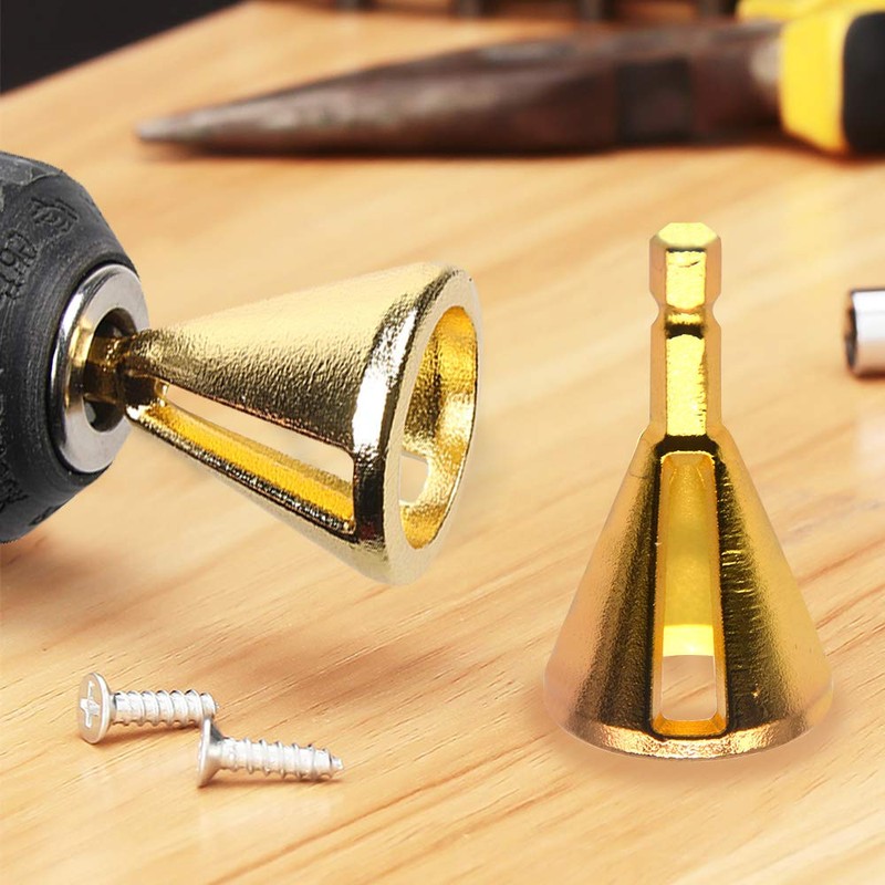 Oudtinx 2PCS Deburring External Chamfer Tool Drill Bit Remove Burr