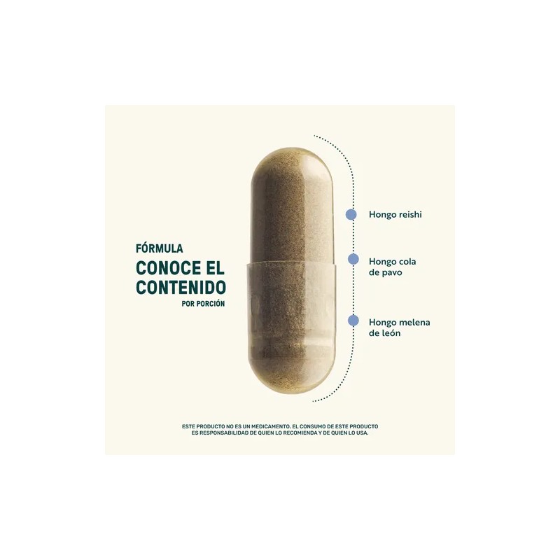 Zen Blend Life 360+ 120 Cápsulas Reishi Cola De Pavo