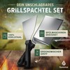 flammtal Barbecue Spatula Set Made of Stainless Steel, High-Quality Plancha