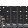 M.2 NVME-PCIE X16 Adapter Card PH44 4 Port M Key