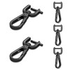 4Pack 1/2 Inch Metal Purse Clips, Detachable Swivel Lobster Claw