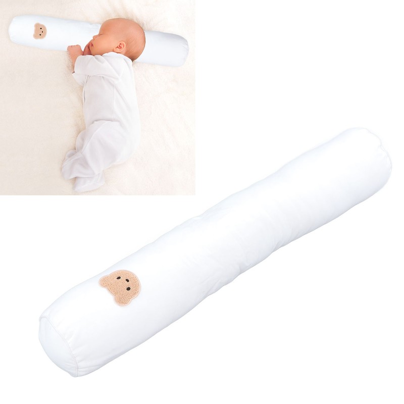 Multifunctional Baby Bolster Soft Breathable Cotton Cute Bear Pattern Infant