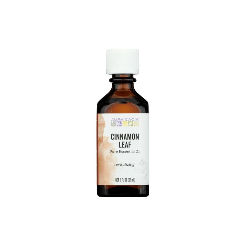 Aura Cacia Cinnamon Leaf Essential Oil 2 fl oz Liquid