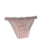 Victoria's Secret Rhinestone Logo Cotton Shine Patch Tanga Panty Color