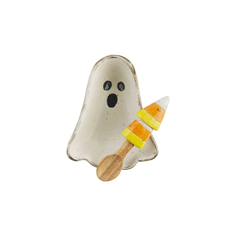 Mud Pie Shaped Candy Bowl Set, 4.75" x 3.8", Ghost