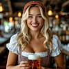 Oktoberfest Women's Headband, Elegant & Comfortable Dirndl Hair Accessory with